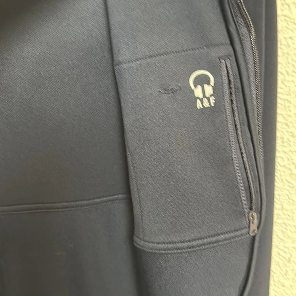 Abercrombie & Fitch‎ Active Muscle Navy Blue Hooded Jacket, Size XXL